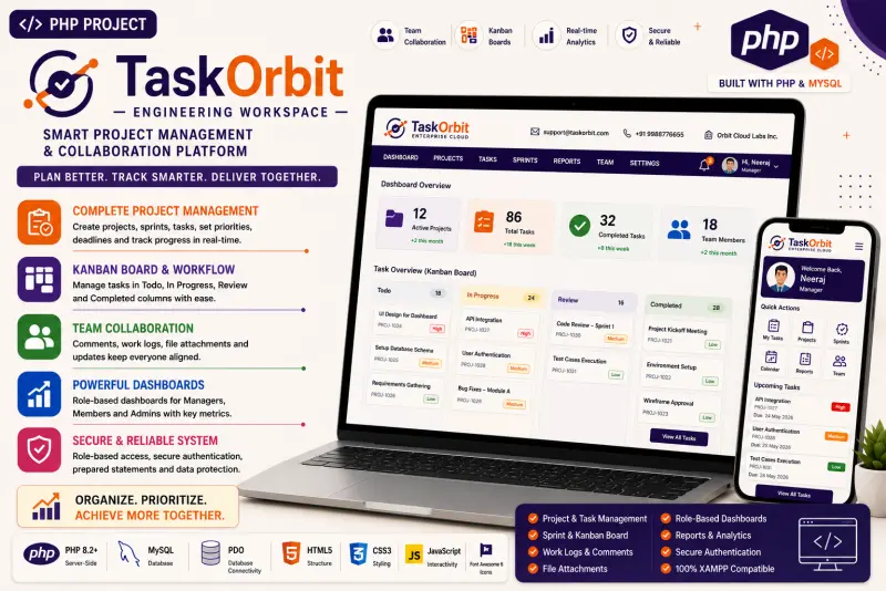 TaskOrbit Engineering –  Sprint Tracking System